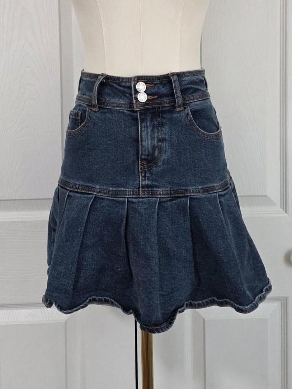 ♡ Denim Mini Skirt ♡